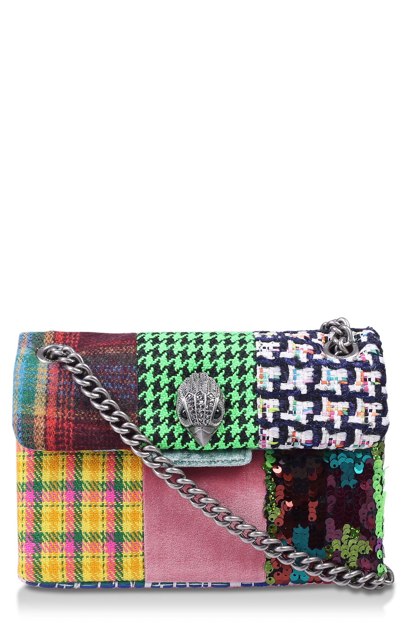 Kurt Geiger London Mini Kensington Upcycled Crossbody Bag, Main, color, 