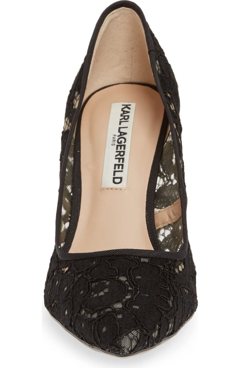 KARL LAGERFELD PARIS Royale Pump, Alternate, color,