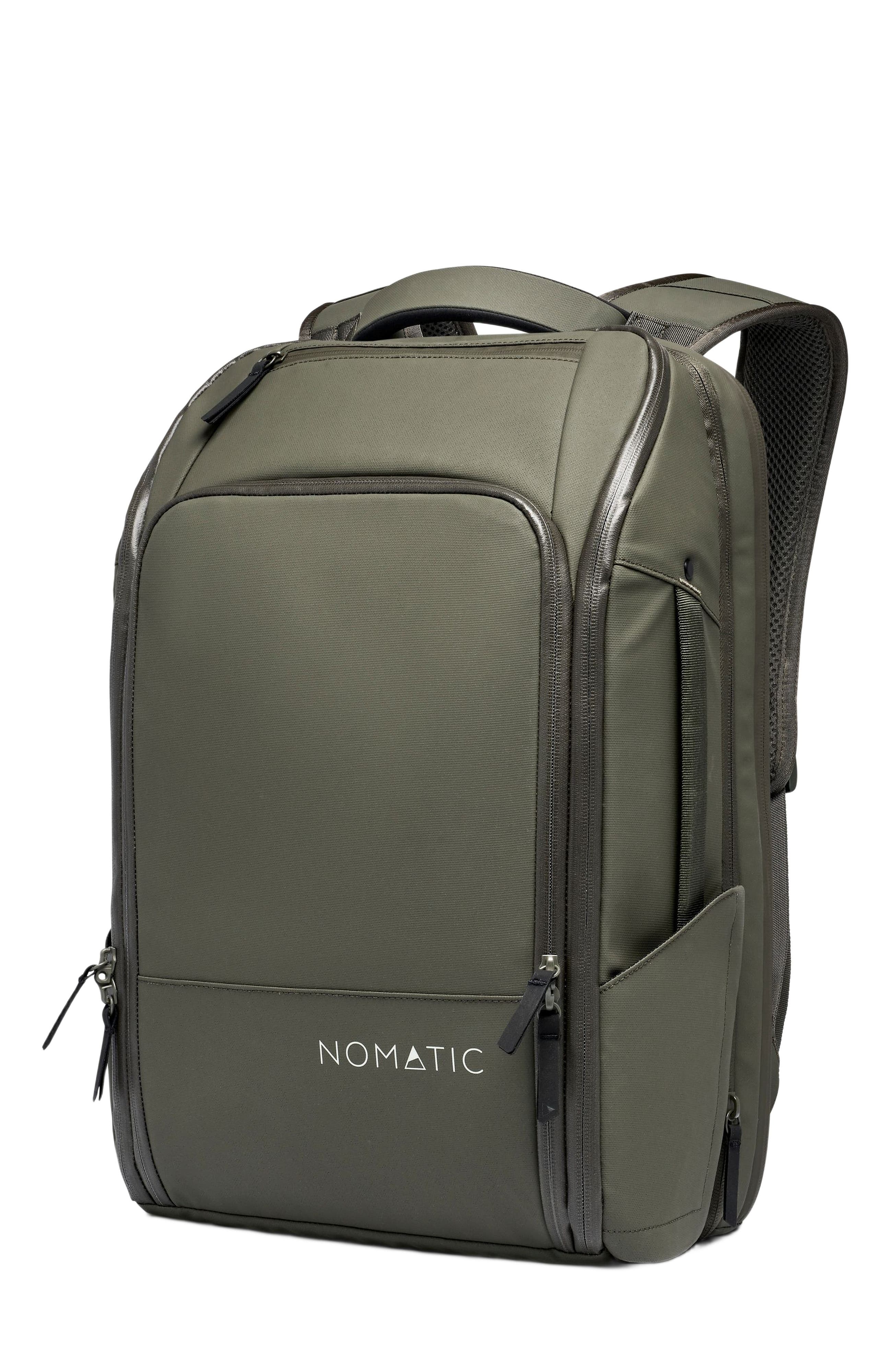 Water Resistant Minimalist Expandable Travel Backpack, Alternate, color, Olive - 14L