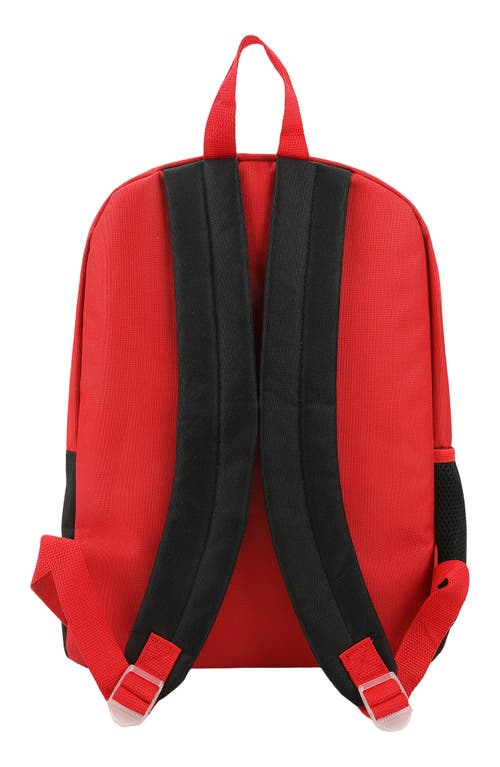 Bioworld Kids' Cars Backpack With Lunch Bag In Red
