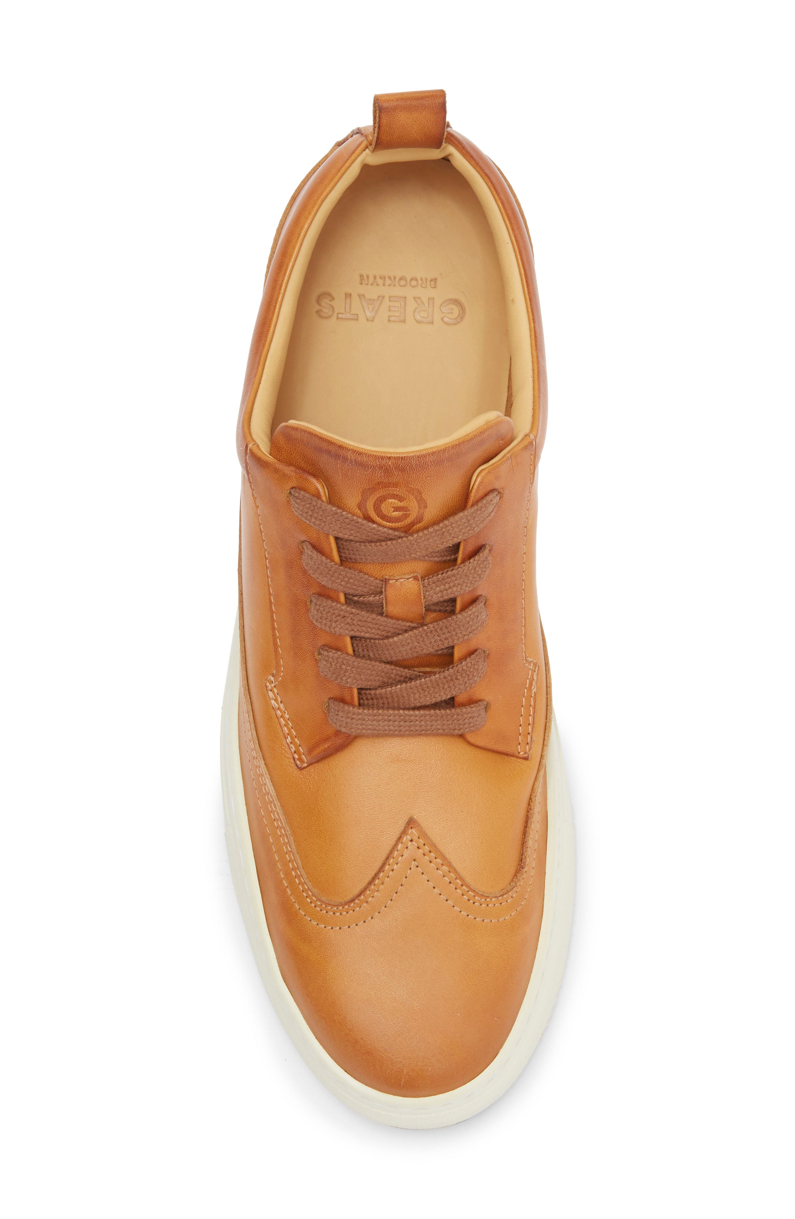 GREATS Royale Court Leather Sneaker, Alternate, color, Cuoio