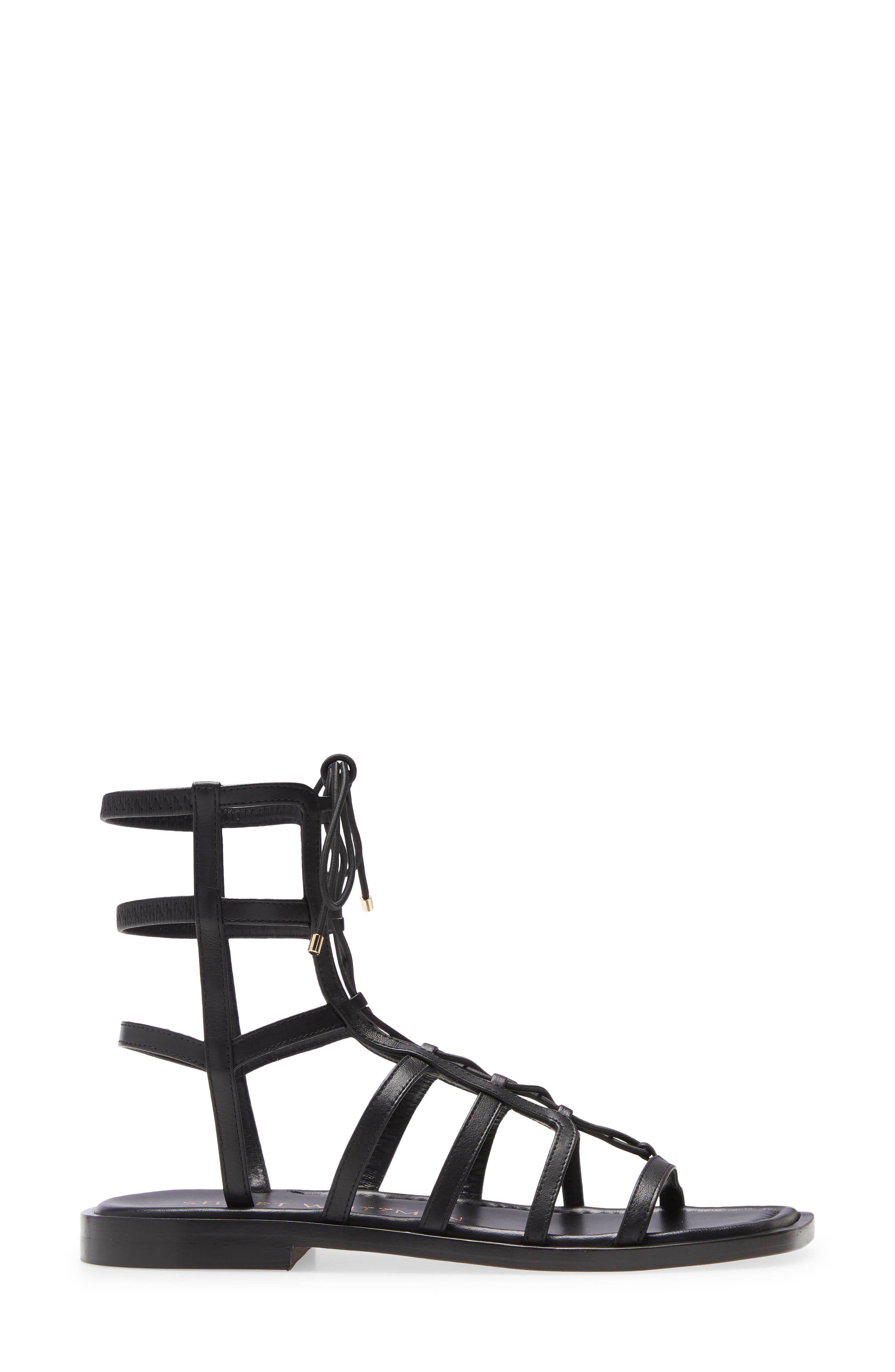 Stuart Weitzman Stuart Weirzman Kora Lace-Up Gladiator Sandal, Alternate, color, 