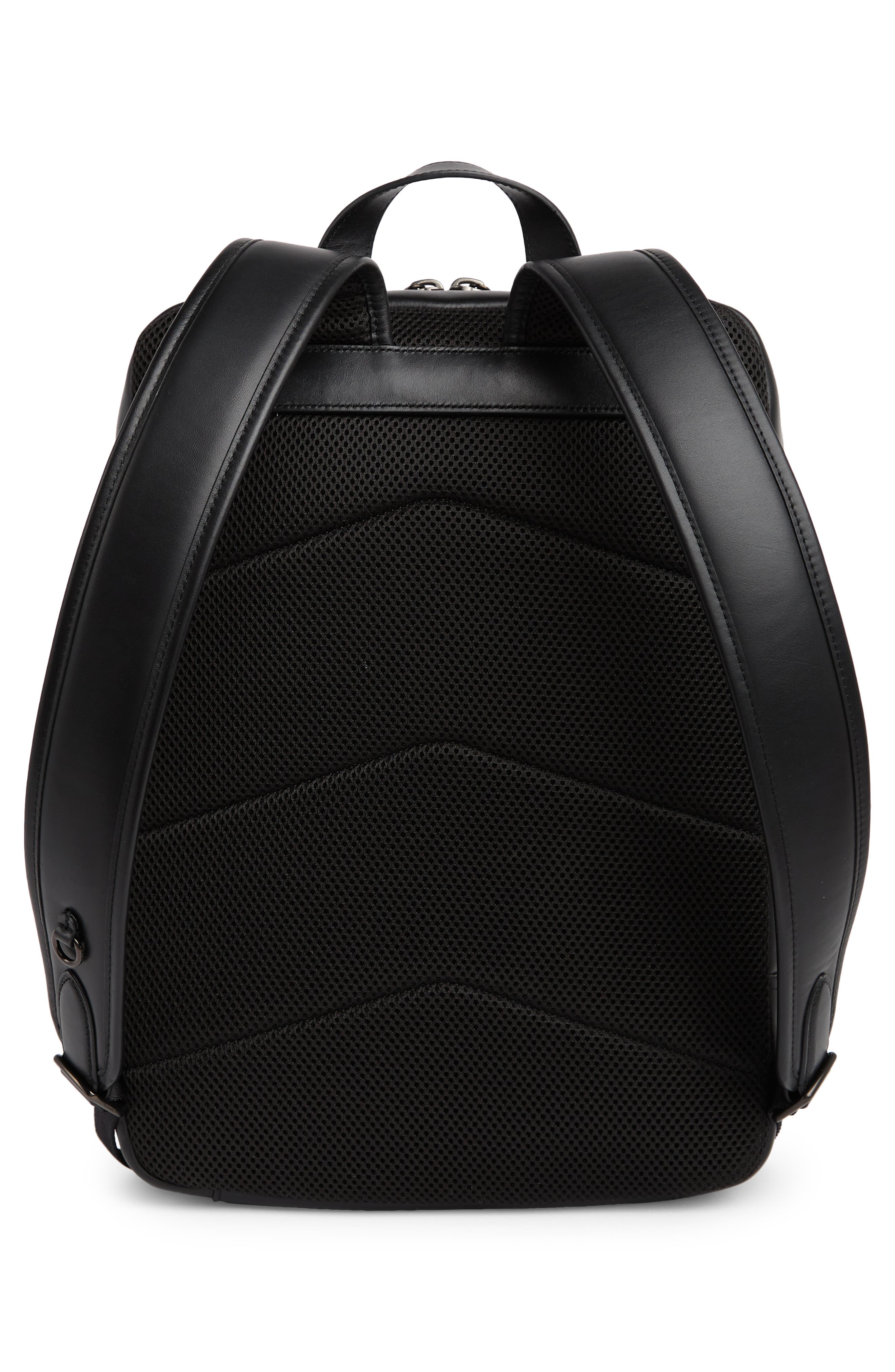 COACH Gotham Leather Backpack, Alternate, color, 