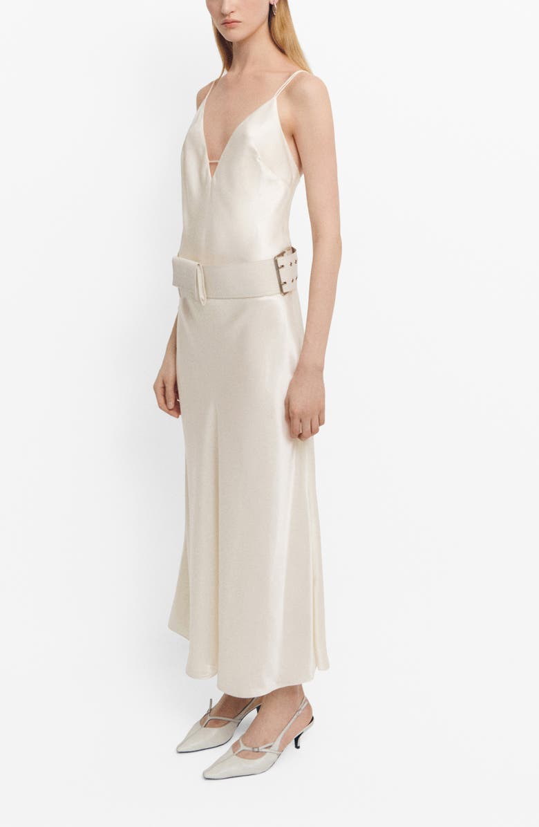 MANGO Satin Maxi Slipdress, Alternate, color, 