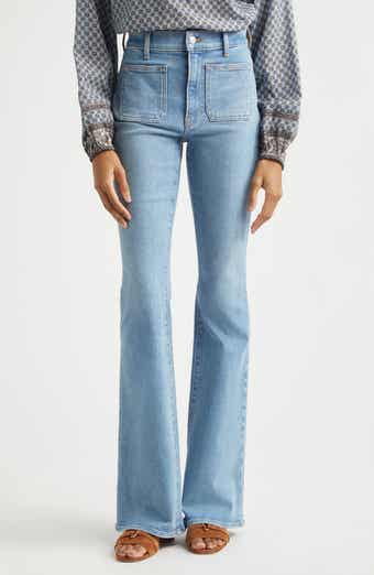 Beverly High Waist Skinny Flare Leg Jeans