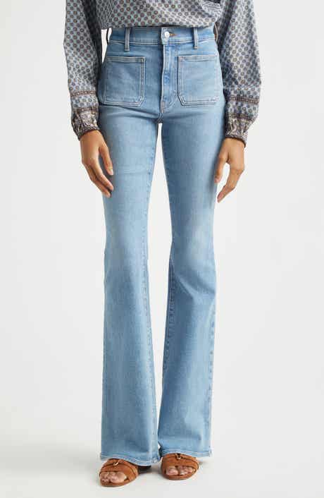 Beverly High Waist Skinny Flare Leg Jeans