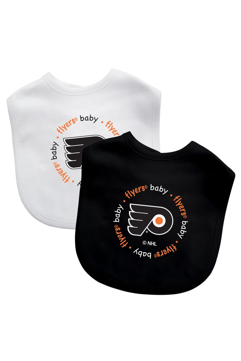 Philadelphia Flyers - Baby Bibs 2-Pack, Main, color, Black