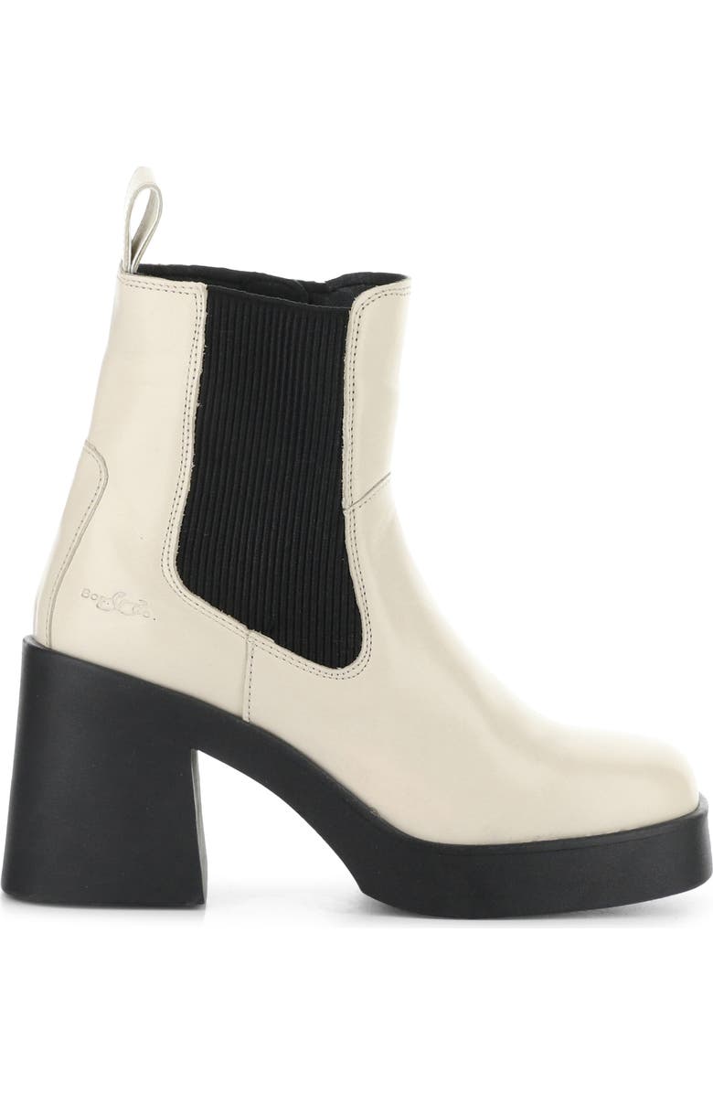 Bos. & Co. Veil Waterproof Platform Bootie, Alternate, color, Cream/ Black