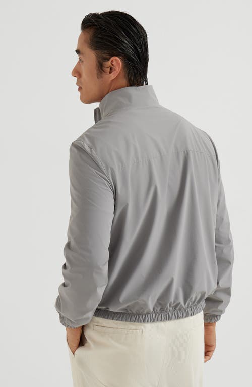 Brunello Cucinelli Reversible Jacket In Gray