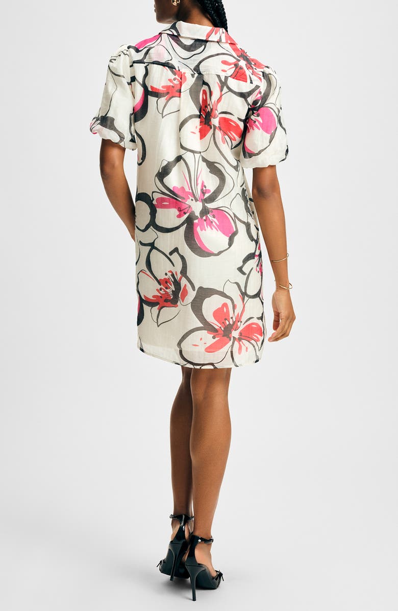 Isaac Mizrahi New York Print Shirtdress, Alternate, color, Splashy Floral