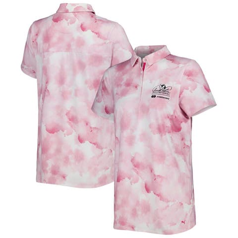 Women's Puma White Arnold Palmer Invitational MATTR Cloudy Polo