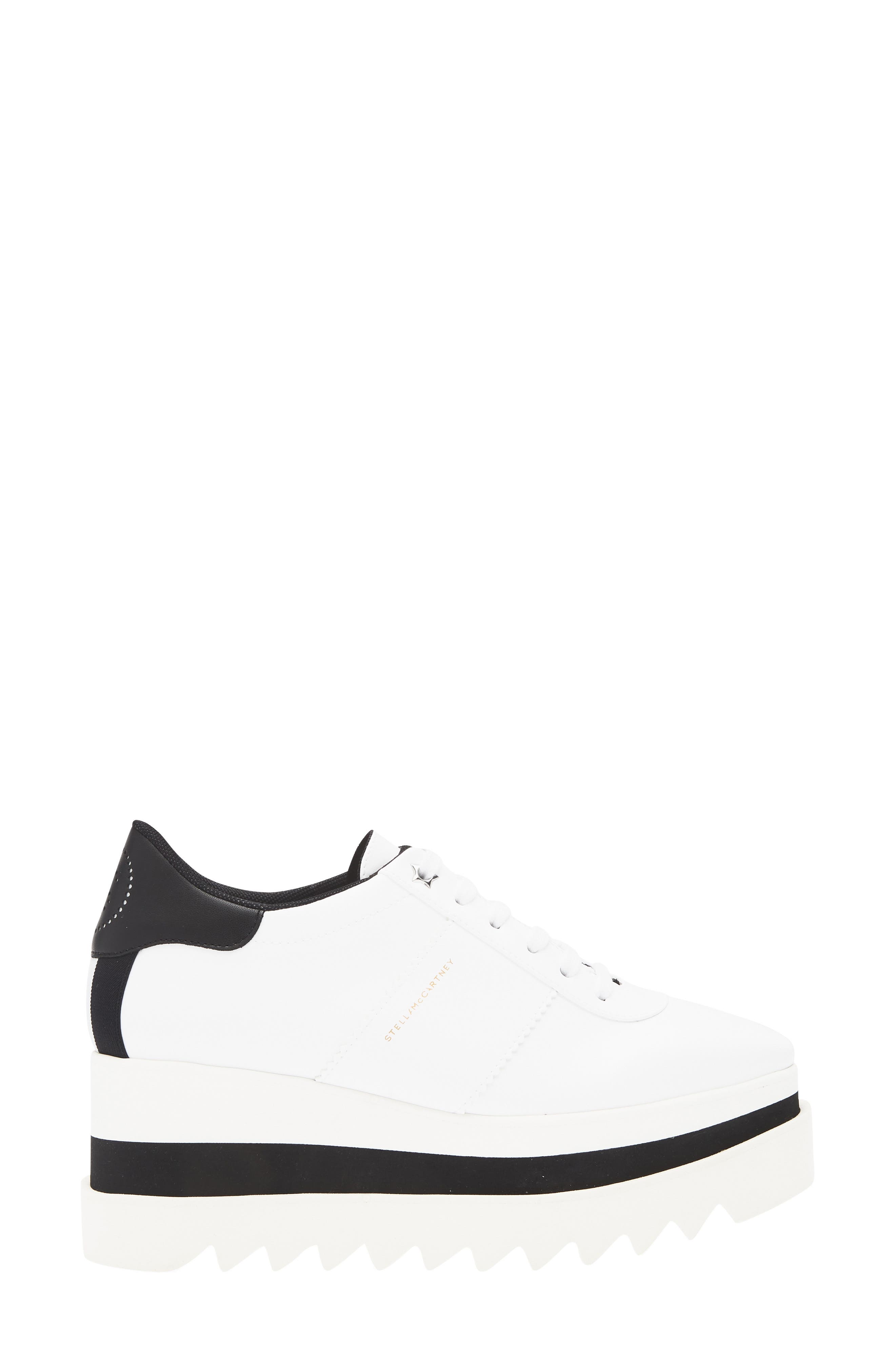 Sneakelyse Platform Sneaker, Alternate, color, WHITE