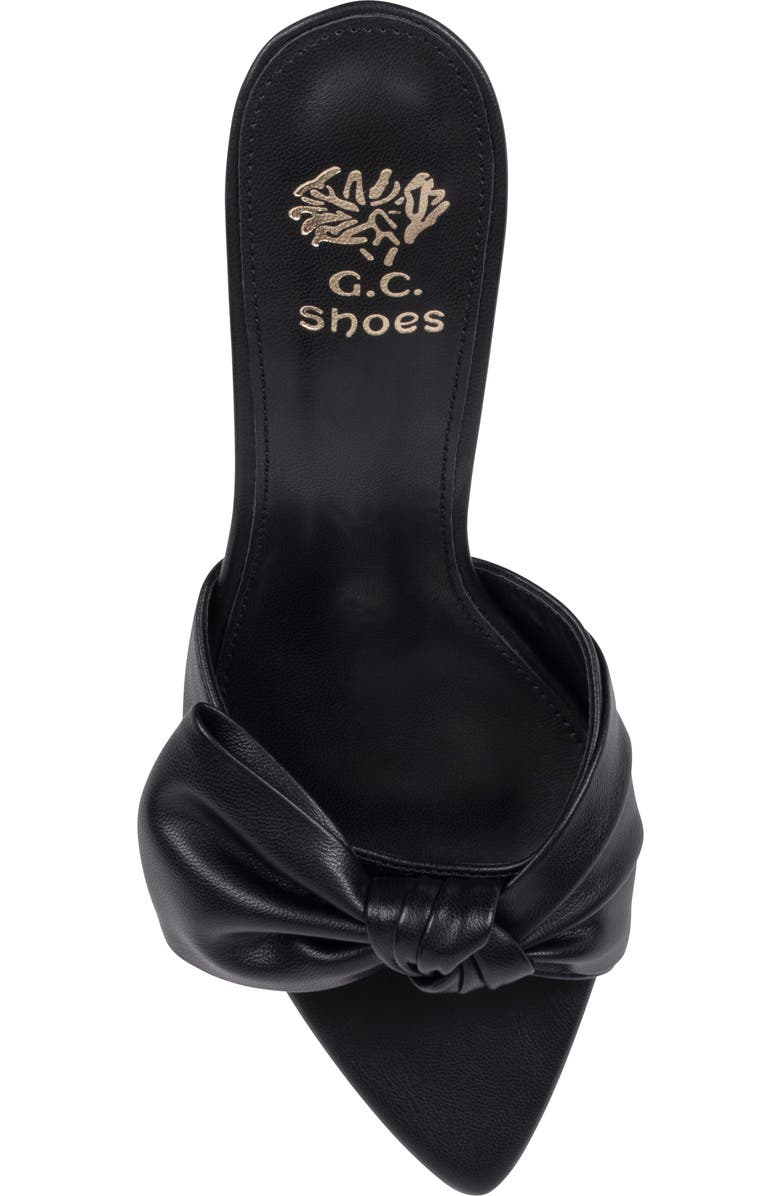 GOOD CHOICE NEW YORK Carmen Bow Slide Sandal, Alternate, color, Black