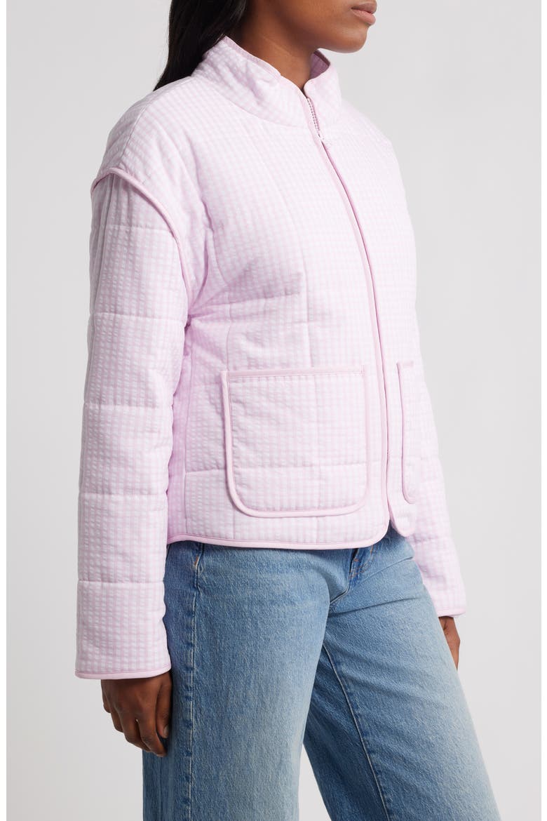 Quilted Jacket, Alternate, color, LIGHT PINK COMBO