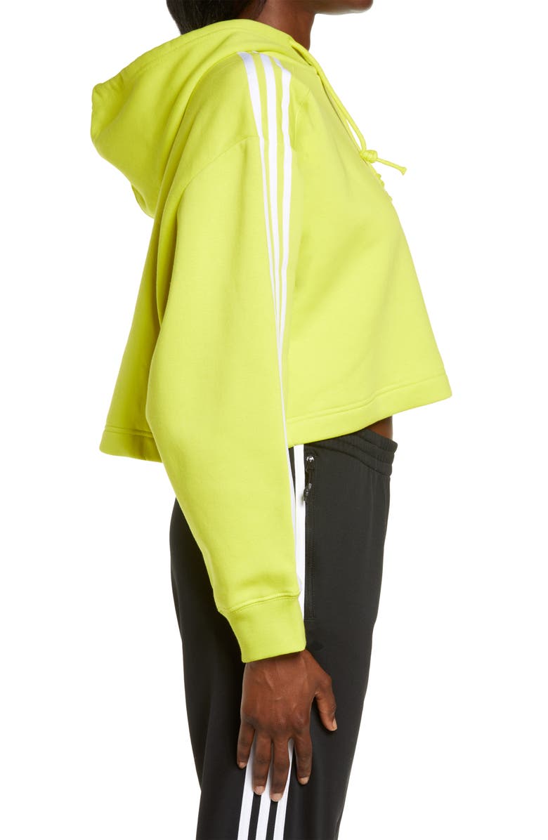 adidas Originals Crop Hoodie Sweatshirt, Alternate, color,