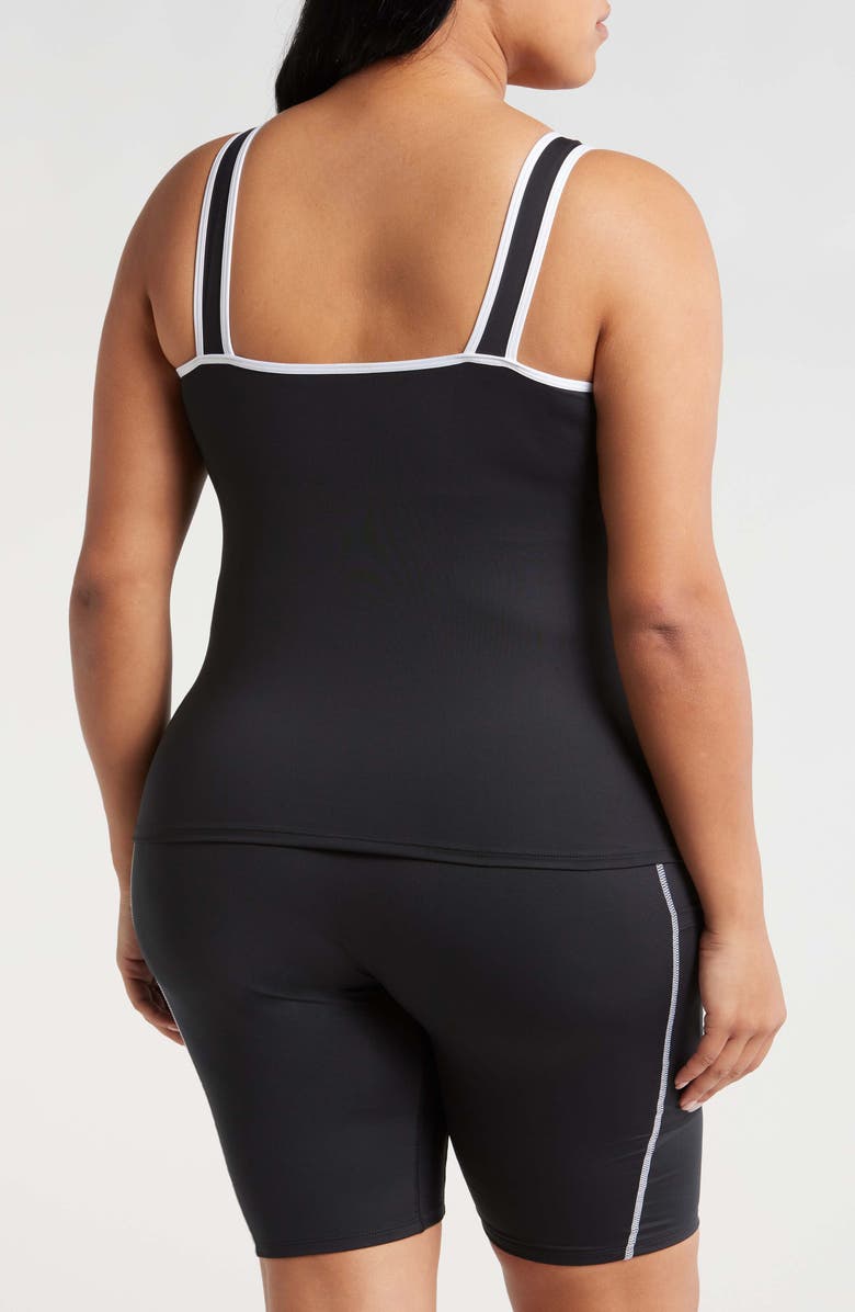 TomboyX High Tide Tankini Top, Alternate, color, 