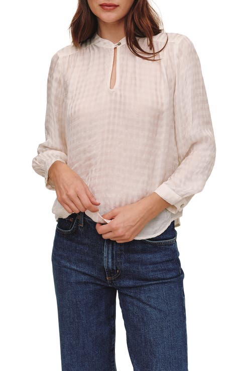 Checkered Long Sleeve Top