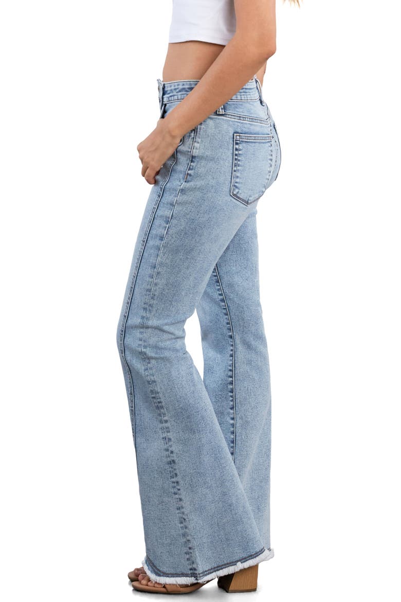 Twisted Tulip Flare Jeans, Alternate, color, TULIP BLUE