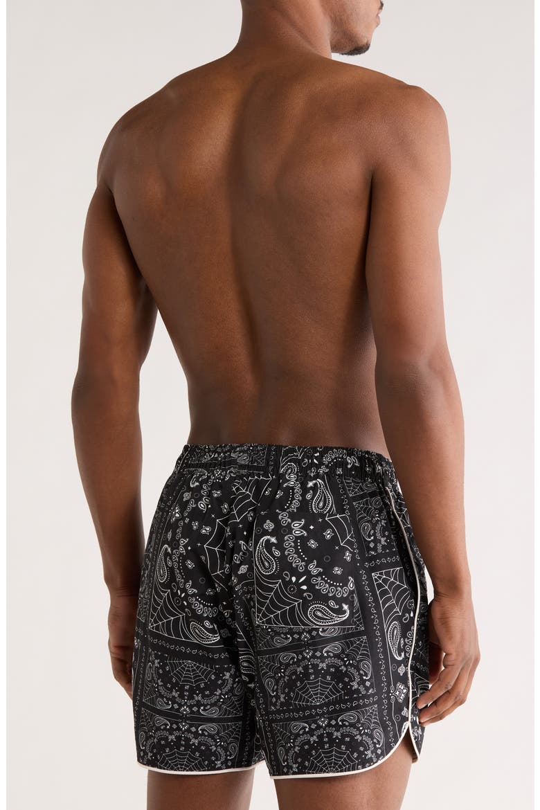 Rik Swim Trunks, Alternate, color, BLACK