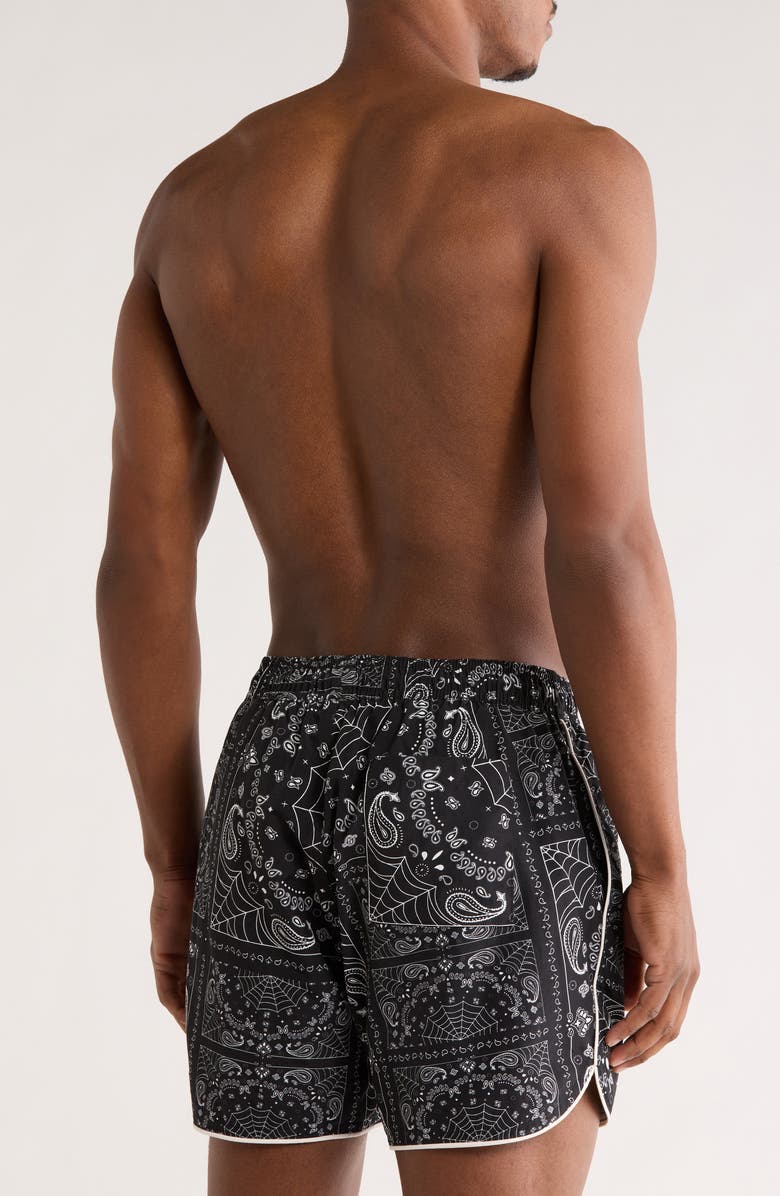 BOSS Rik Swim Trunks, Alternate, color, Black