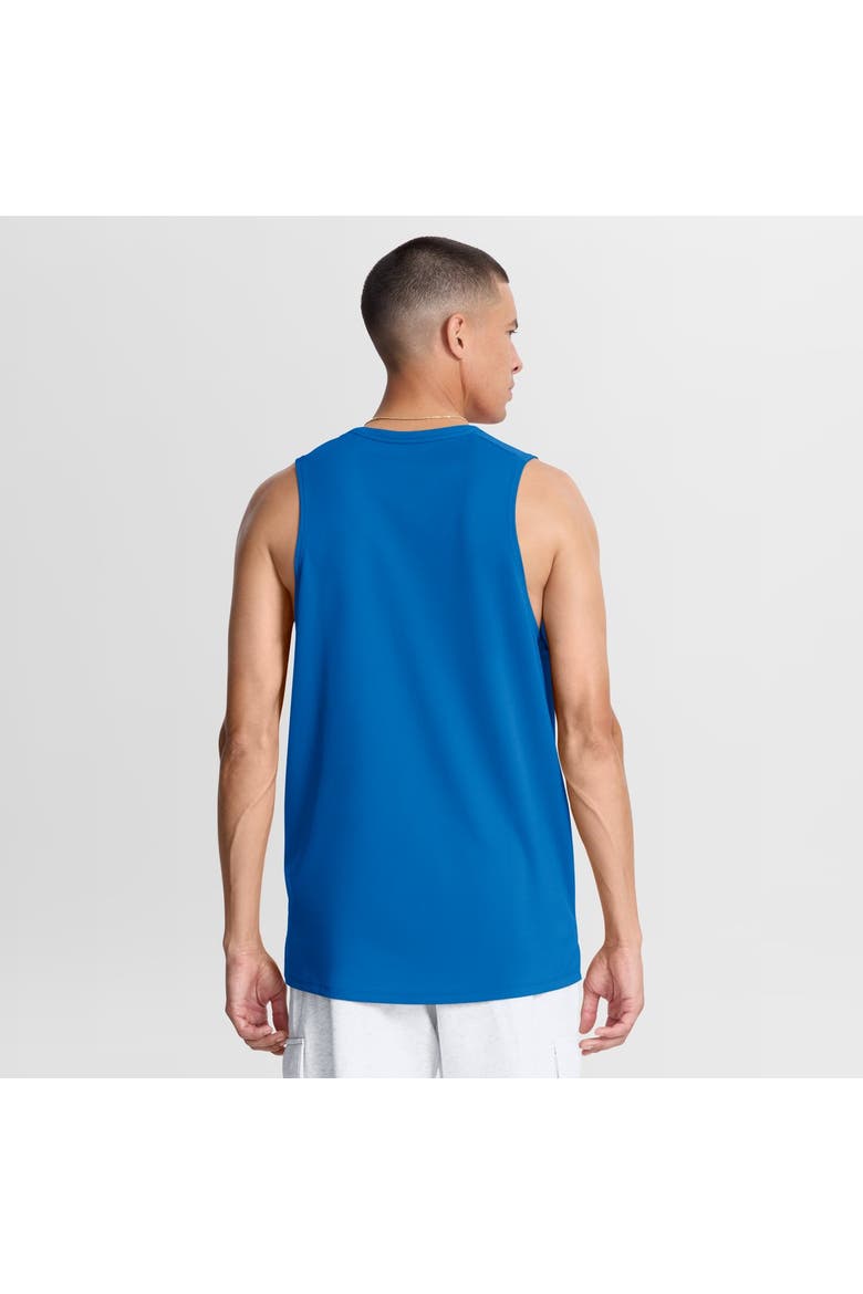 Men's Nike Blue Detroit Lions Kickoff Miler Dri-FIT Tank​ Top, Alternate, color, Blue
