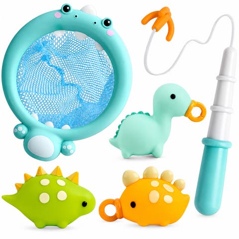 Fun Magnetic Dinosaur Fishing Bath Toy Set