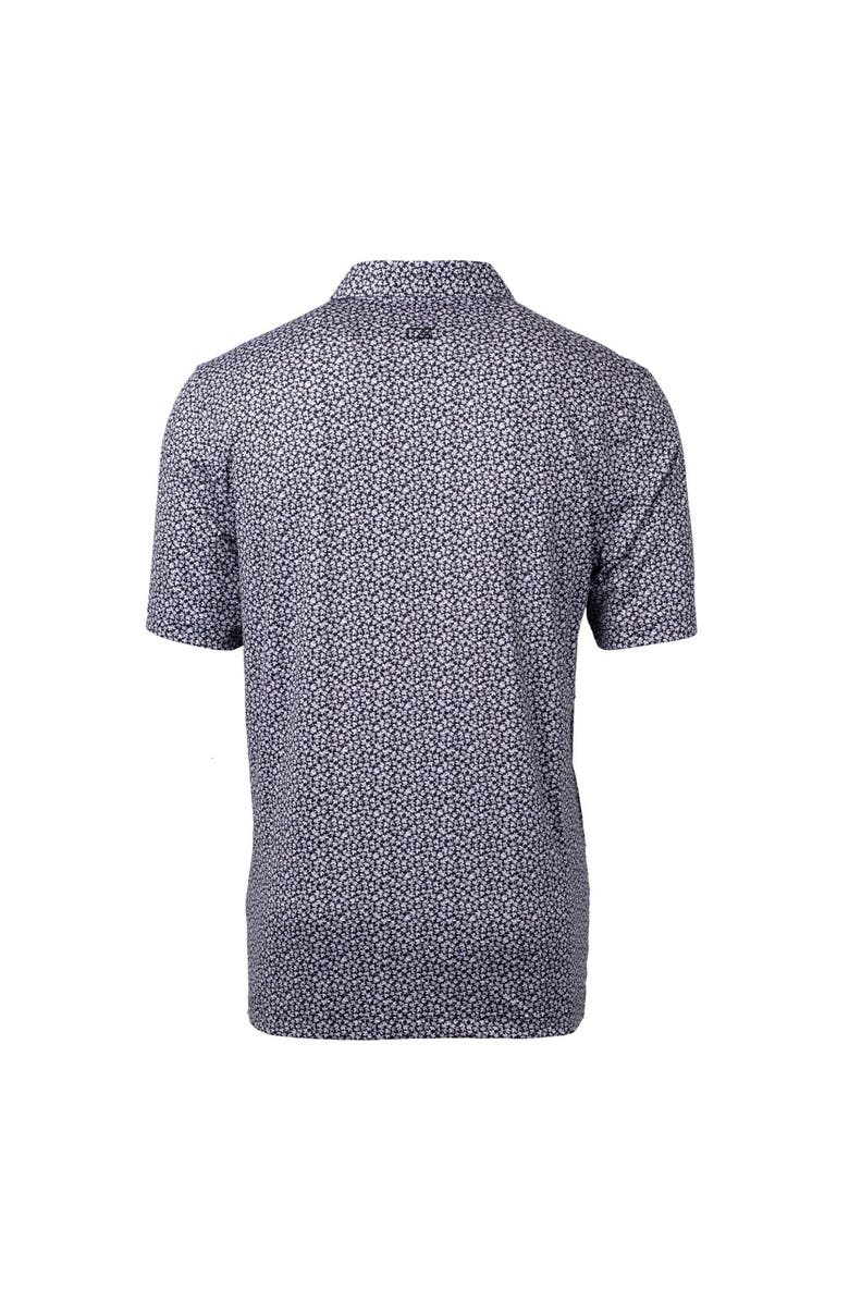 Cutter & Buck Men's Cutter & Buck Black Philadelphia Eagles Pike Magnolia Print Stretch Polo, Alternate, color, 