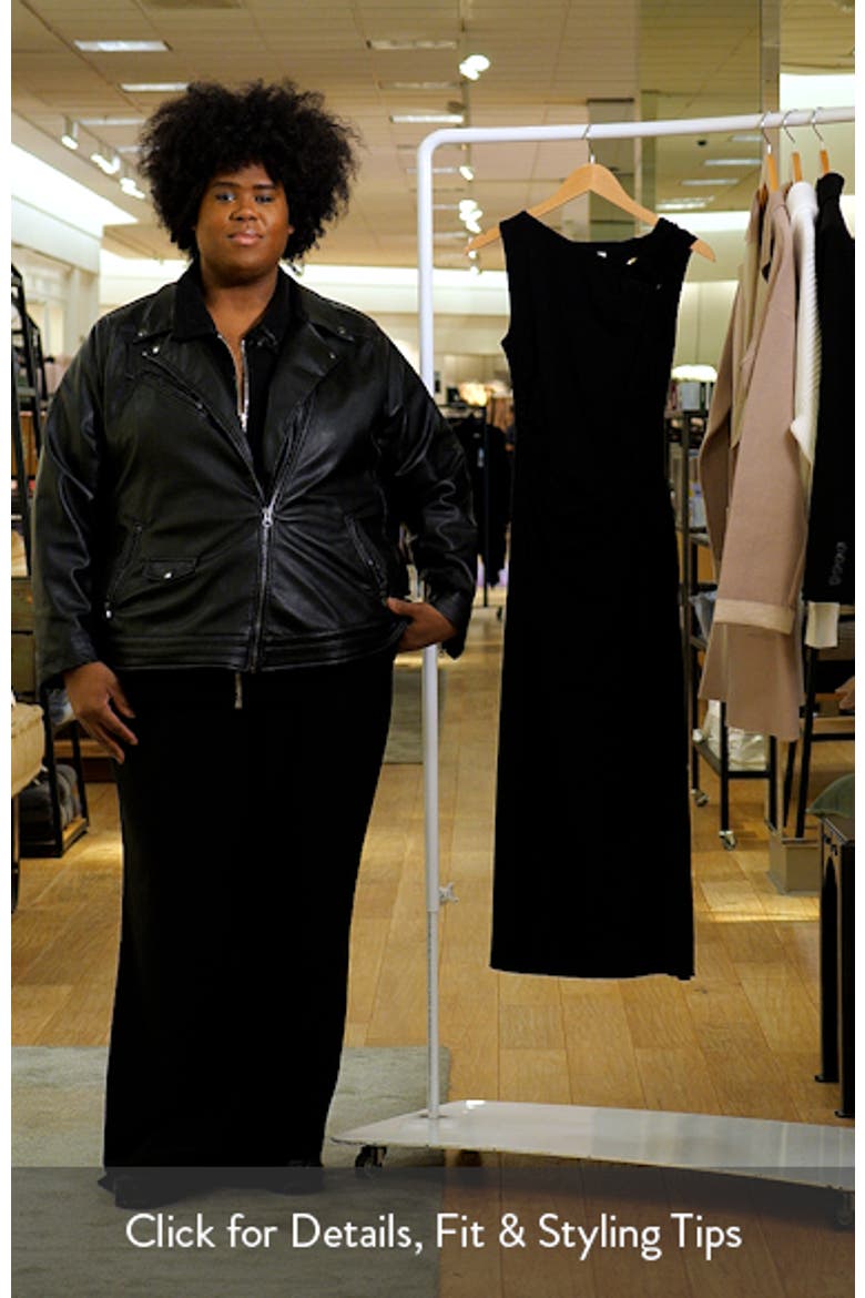 Asymmetric Neck Midi Dress video