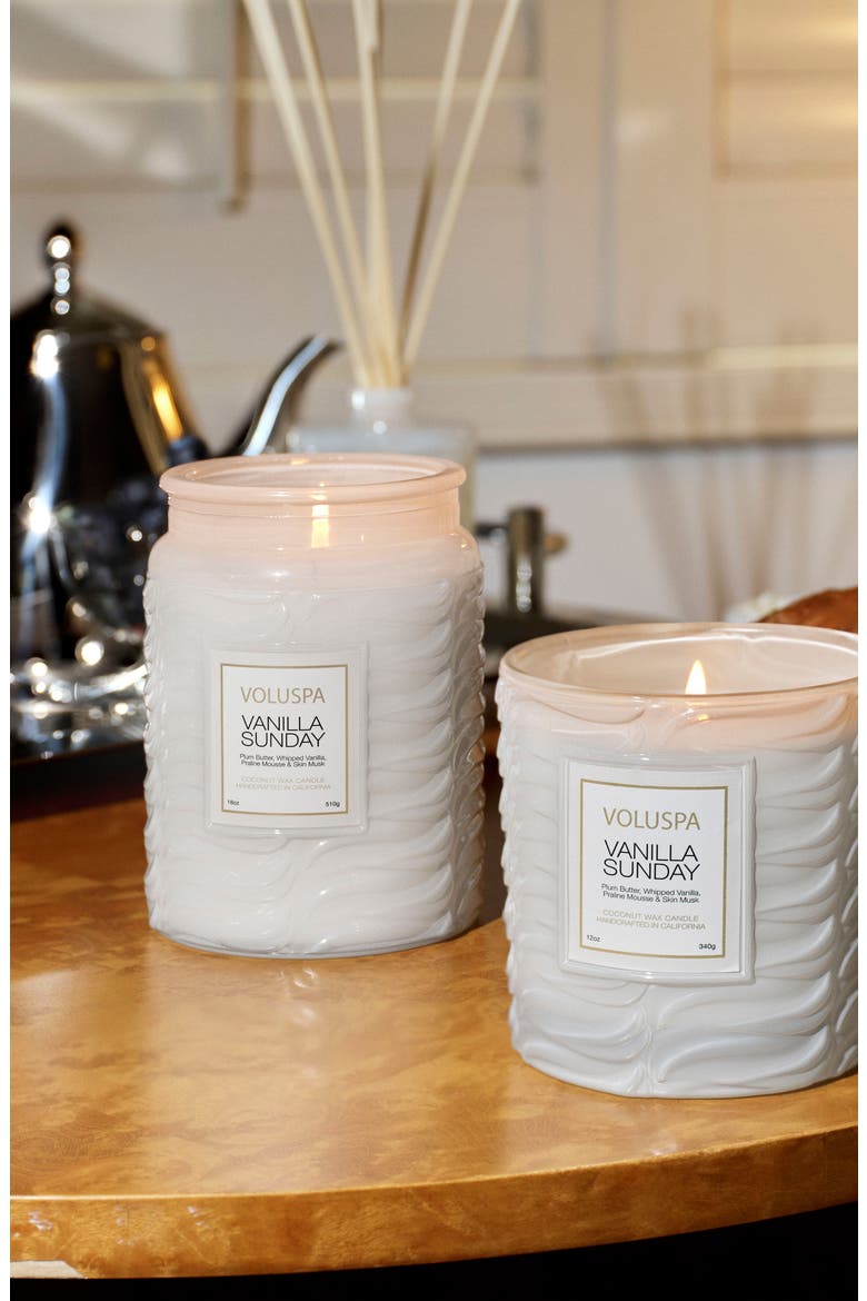 Vanilla Sunday Large Jar Candle, Alternate, color, VANILLA