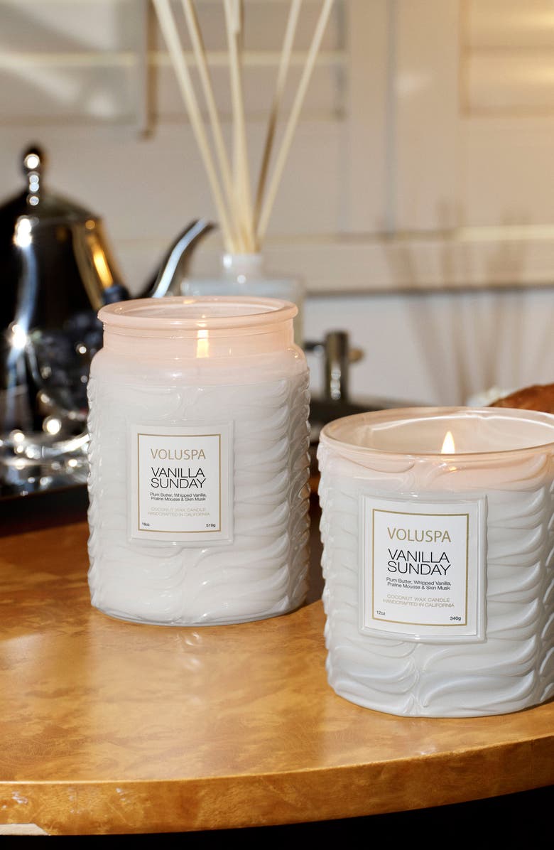 Voluspa Vanilla Sunday Large Jar Candle, Alternate, color, Vanilla