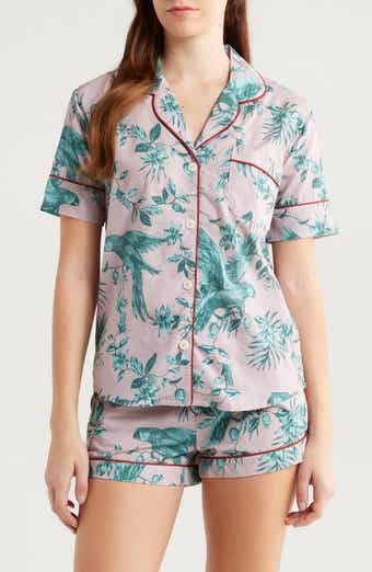 Desmond & Dempsey Print Cotton Short Pajamas