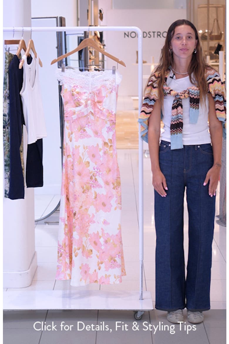 Voss Lace Off the Shoulder Maxi Dress video