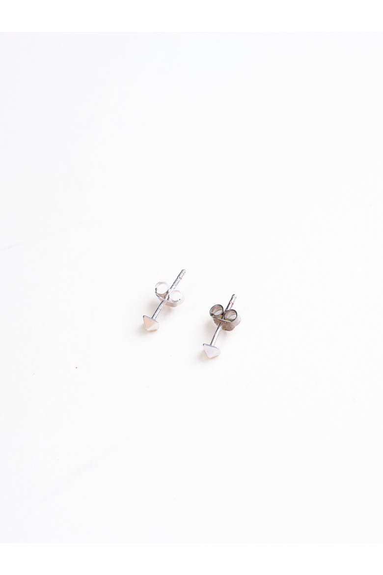 Andy Stud Earrings, Alternate, color, Recycled Gold Vermeil
