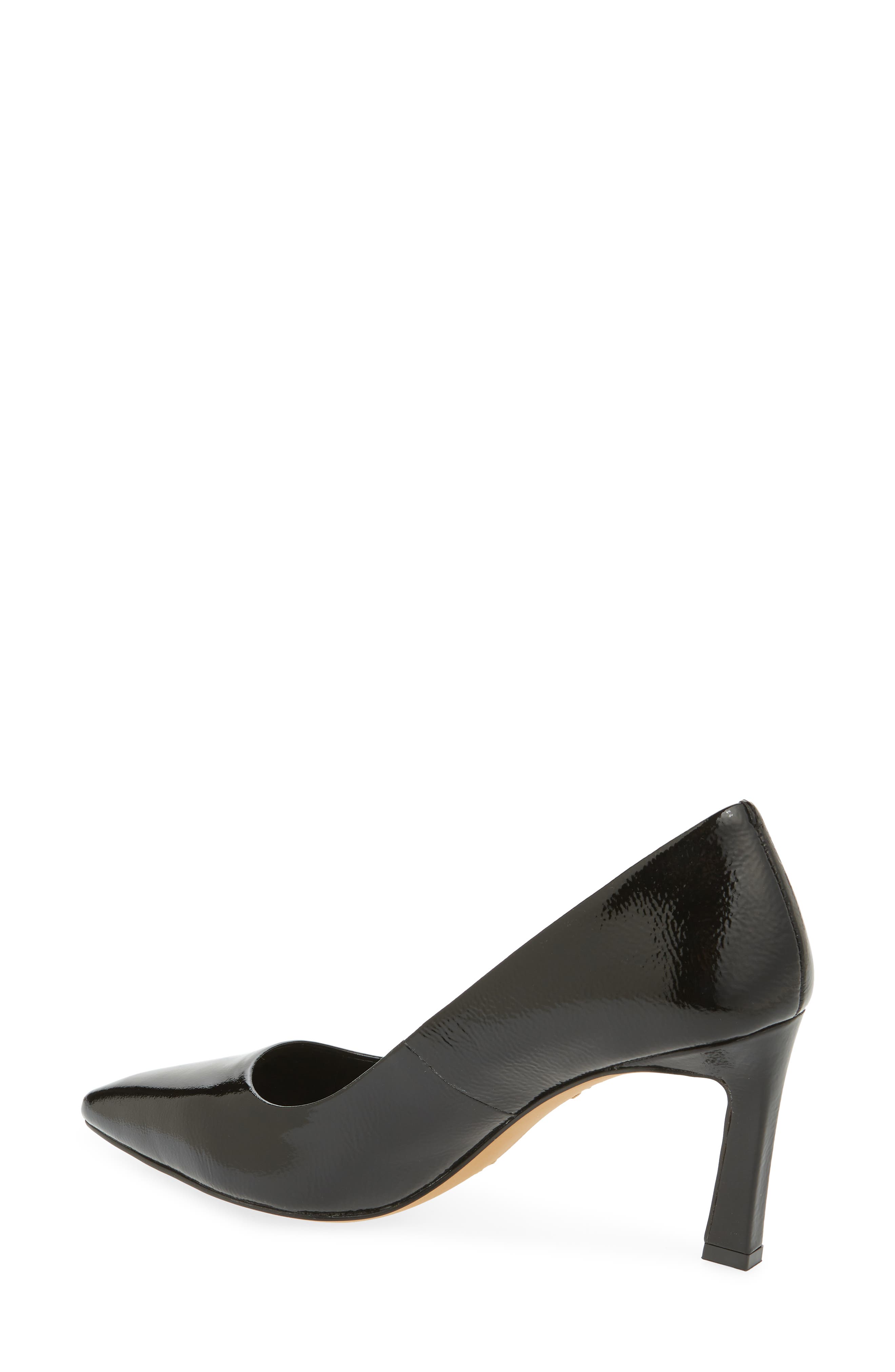 Retsie Pointed Toe Pump, Alternate, color, BLACK PATENT LEATHER