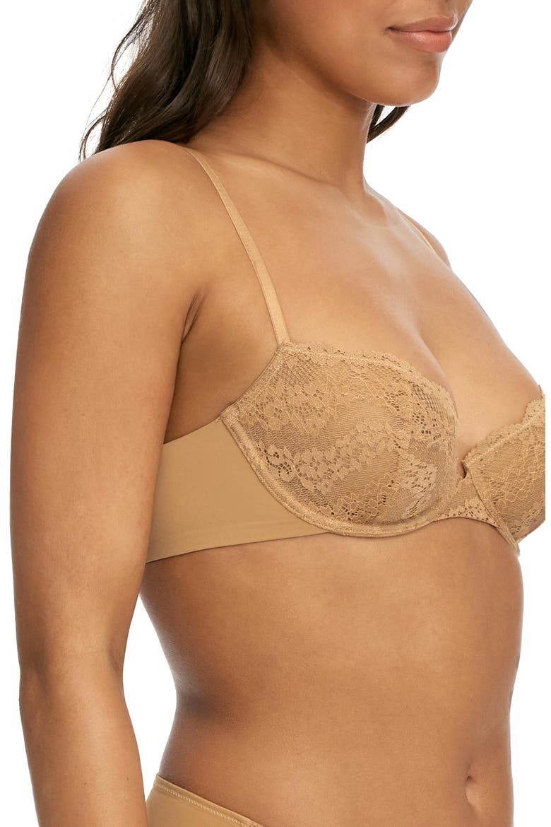 Impress Balconette Underwire Bra, Alternate, color, Ginger/Terracotta