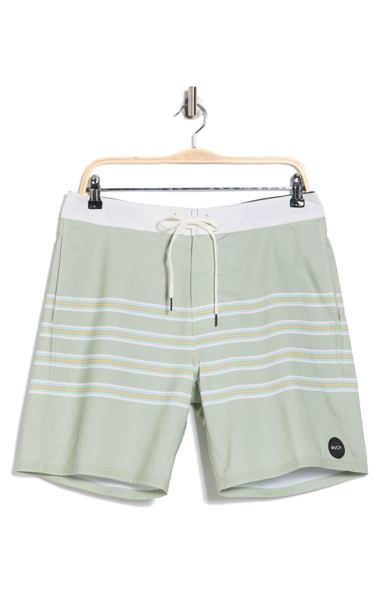 RVCA County Line Swim Trunks, Alternate, color, Light Olive