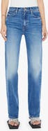 MOTHER Lil Kick It High Waist Straight Leg Jeans