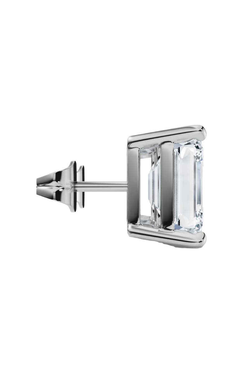 Bliss Diamond 2Ct TW Emerald Cut Diamond Studs 14k Gold Lab Grown, Alternate, color, 14K White Gold
