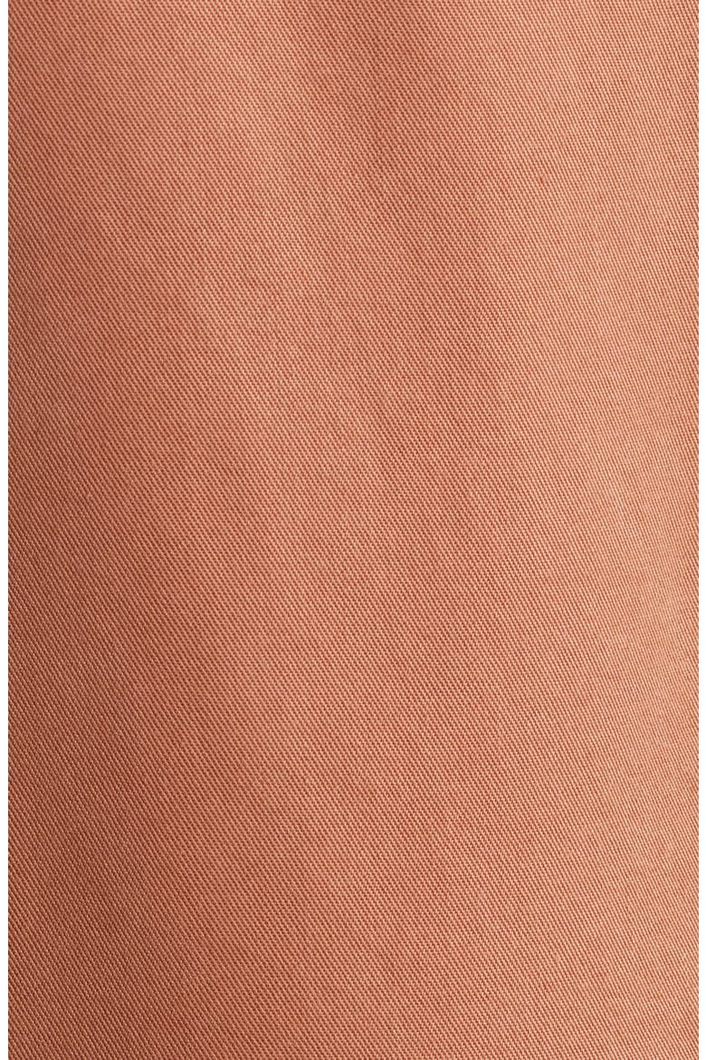 Aiden Solid Lyocell Button-Up Shirt, Alternate, color, MESA RUST