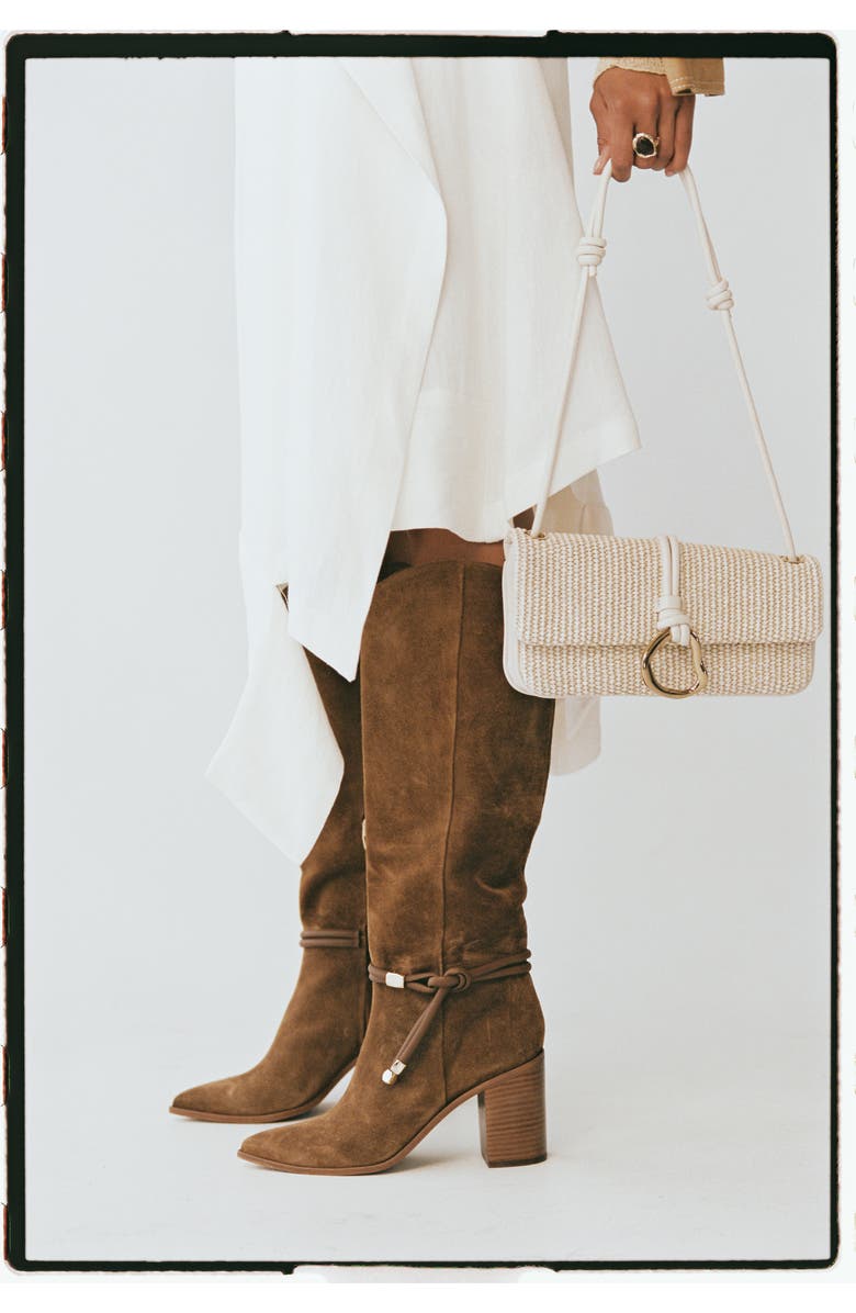 Dolce Vita Tarren Knee High Boot, Alternate, color, Dk Brown Suede