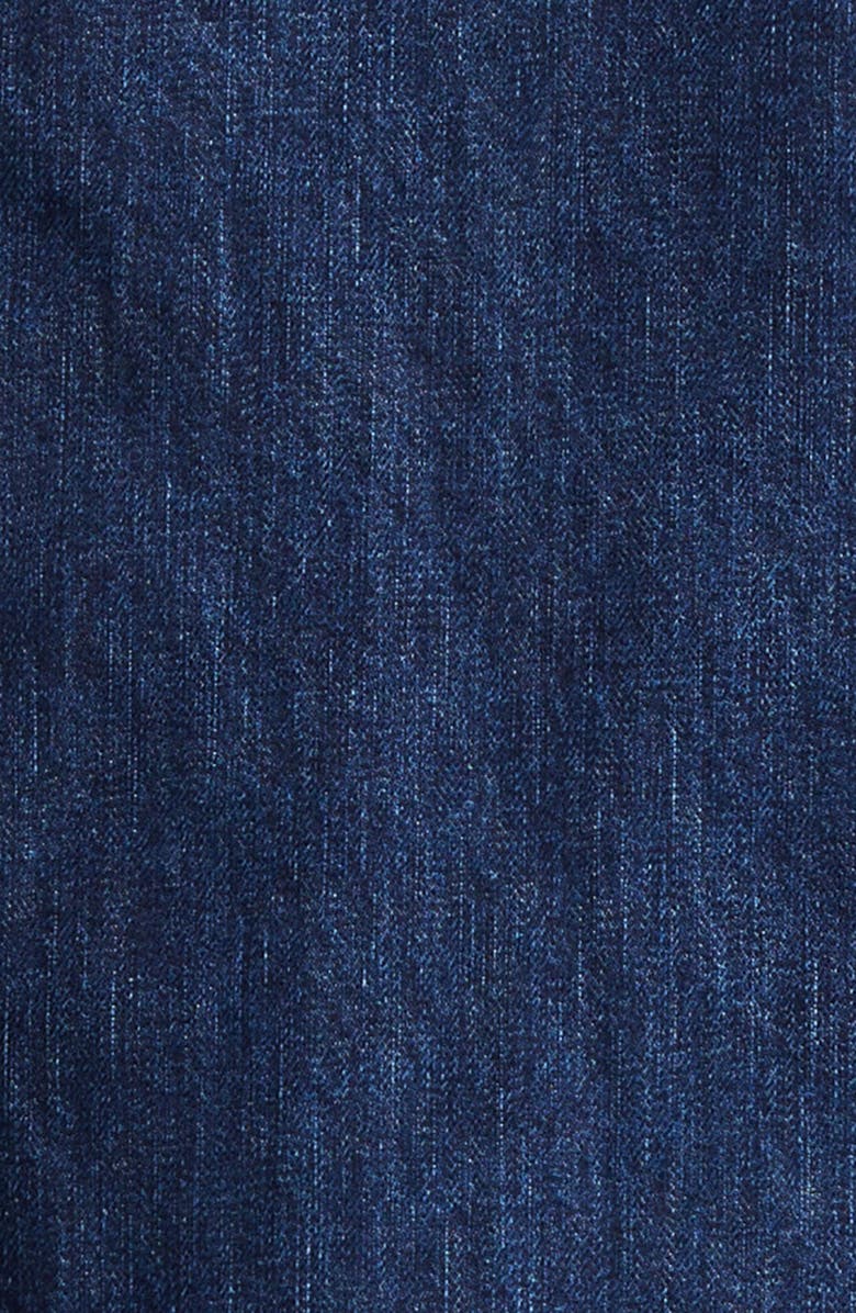 Drake's Corduroy Collar Denim Chore Coat, Alternate, color, Stone Wash