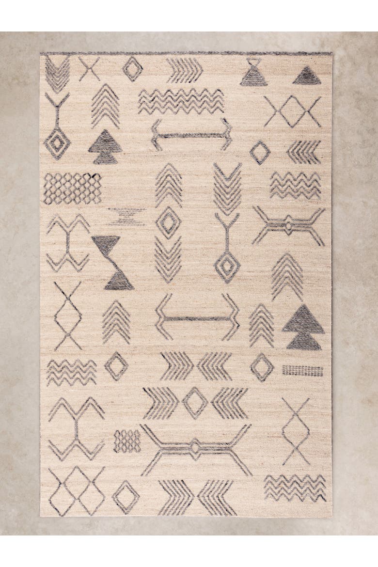 Lunar Wool Rug, Main, color, Beige