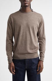 John Smedley Marcus Virgin Wool Crewneck Sweater