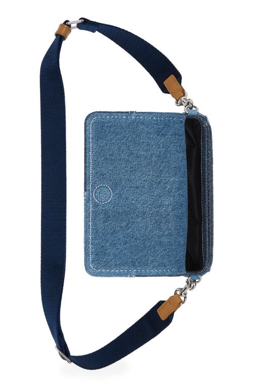 Marc Jacobs The Mini Leather Crossbody Bag In Blue