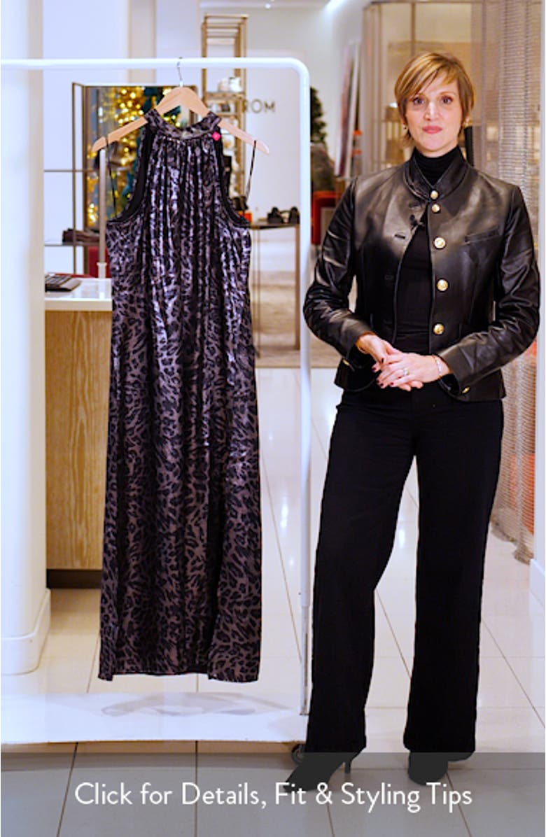 Halter Neck Maxi Dress, sales video thumbnail