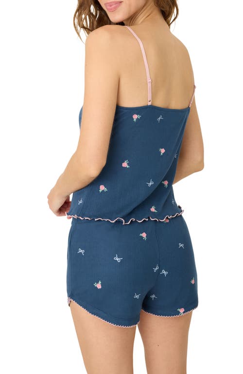 Pj Salvage English Rose Sleep Camisole In Navy