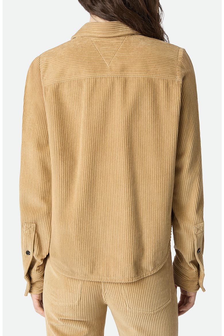 Cotton Corduroy Button-Up Shirt, Alternate, color, PALE OAK