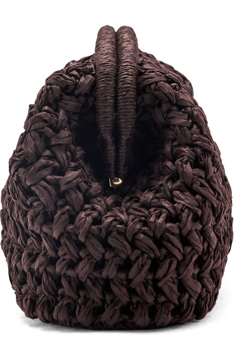 MANGO Natural Fiber Frame Clutch, Alternate, color,