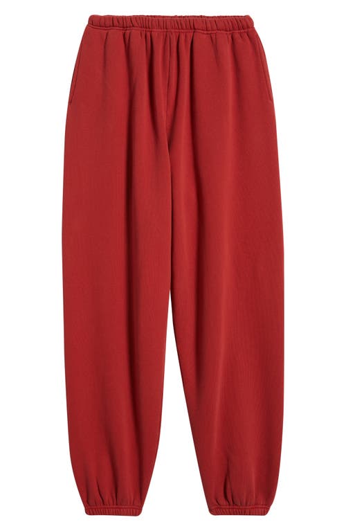 Elwood Bubble Cotton Blend Sweatpants In Red