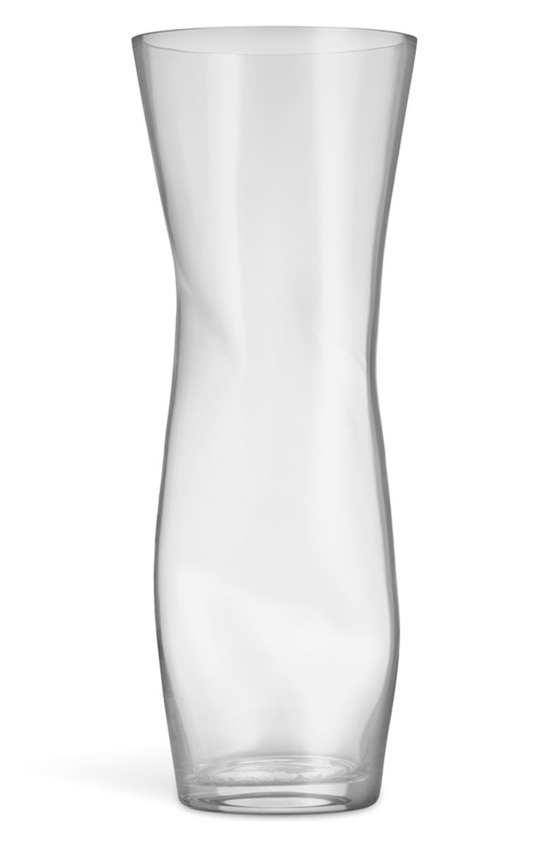 Orrefors Squeeze Extra Large Vase, Main, color, Clear